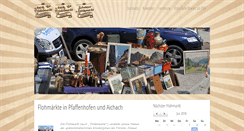 Desktop Screenshot of flohmarkt-pfaffenhofen.de