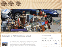 Tablet Screenshot of flohmarkt-pfaffenhofen.de
